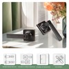 GOBEKOR 2 Pack Privacy Lever Door Handle Oil Rubbed Bronze