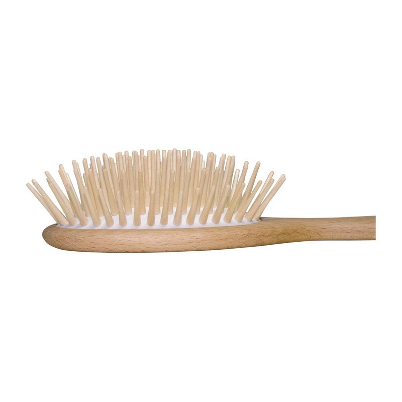 Airstyler Wooden Hairbrush with Extra Long Straight Maple Wood Pins,