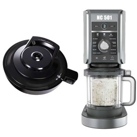 NC 500 Series Outer Bowl Lid and Paddle for Deluxe Ice Cream Maker - Reusable Creami Deluxe Replacement Accessories Compatible with Ninja NC500, NC501, NC501H, NC501HBL, NC501HGN and CN501CO, BPA-Free