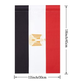 Egypt Flag Egyptian Garden Flags,International World Country Nation Garden Flags, Celebration Parade Flags,Anniversary Celebration,Indoor and Outdoor Flag, Double-Sided.