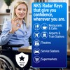 NKS Radar Key for Disabled Toilets UK with Easy Grip