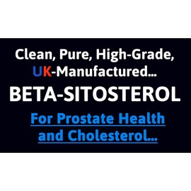 Beta Sitosterol 180mg from 400mg Plant Sterols Capsule High Strength Supplement – NOT Tablets or Powder – Contributes to Normal Blood Cholesterol 120 Vegan Caps 2 Months’ Supply
