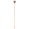 Genware BS-T35C Stainless Steel Copper Coated Teardrop Bar Spoon, 35