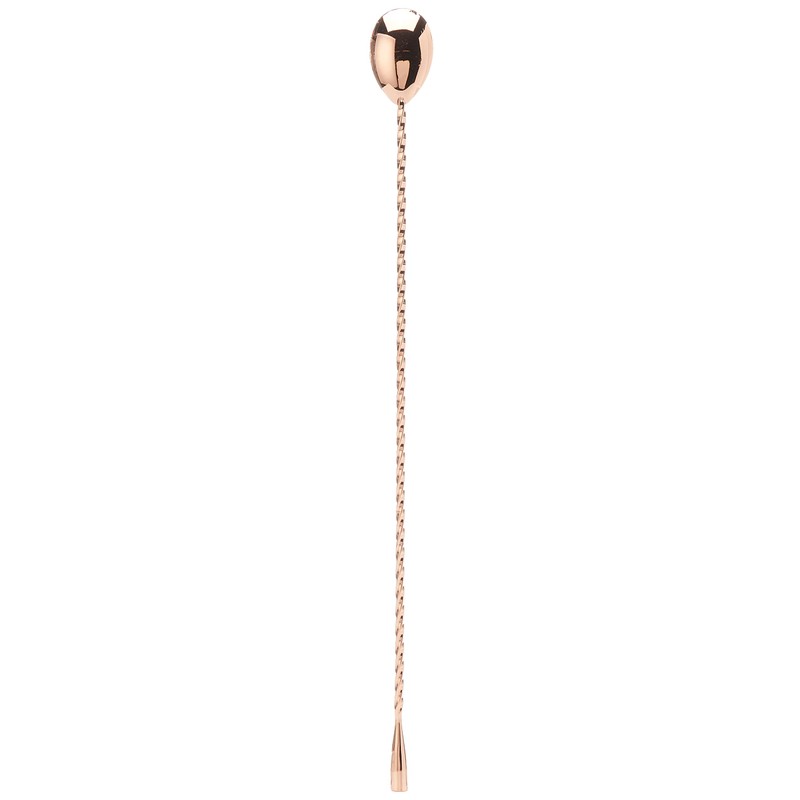 Genware BS-T35C Stainless Steel Copper Coated Teardrop Bar Spoon, 35