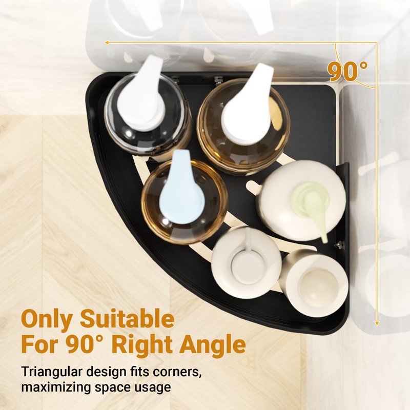 Euqvunn Shower Shelf No Drilling Required, Pack of 2 Waterproof