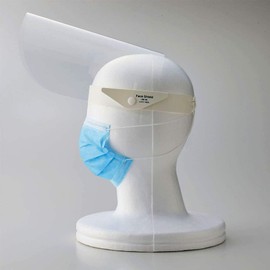 Lihit Lab HM100 Face Shield, Flipable Type, Pack of 5