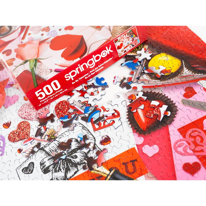 Springbok Be My Valentine 500 Piece Puzzle for Adults -