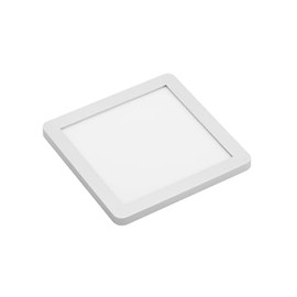 GTV VEGAS LED Panel - 3.5 W Surface Mounted Light, 100 x 100 mm, 4000 K Neutral White, 145 lm, 12 V DC, 2 m Cable with Mini AMP, IP20, Dimmable, for Cabinets & Worktops