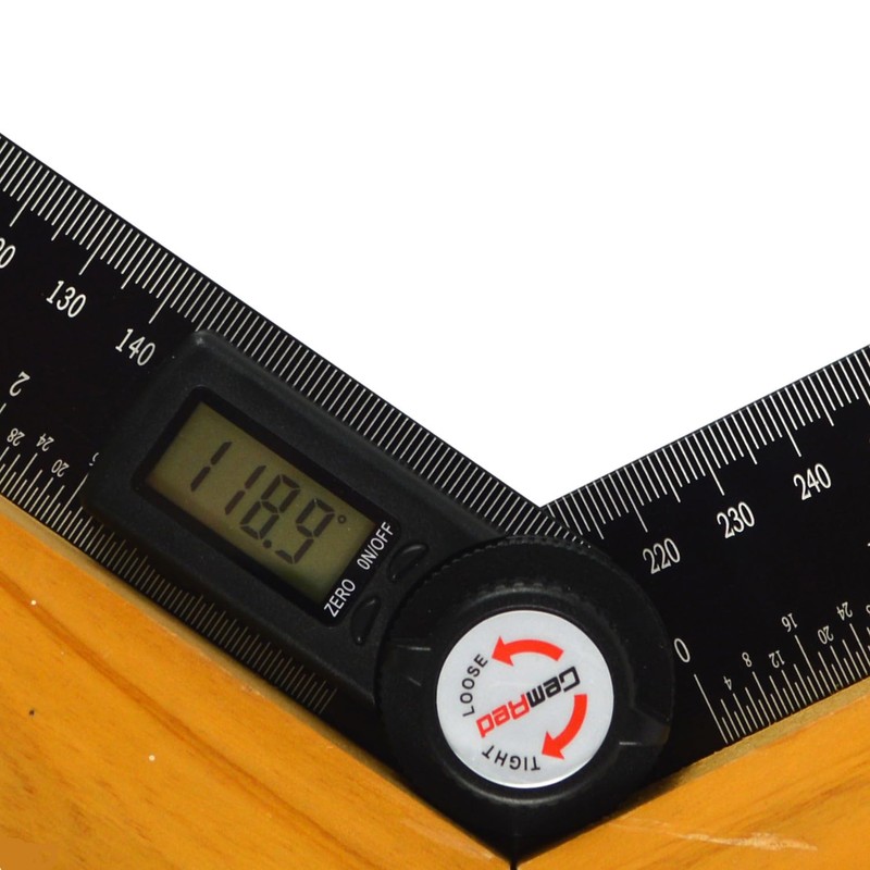 GemRed 82305 Digital Protractor (Aluminum)