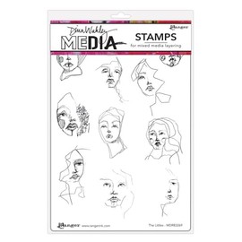 Dina Wakley Media Cling Rubber Stamps - The Littles MDR83269