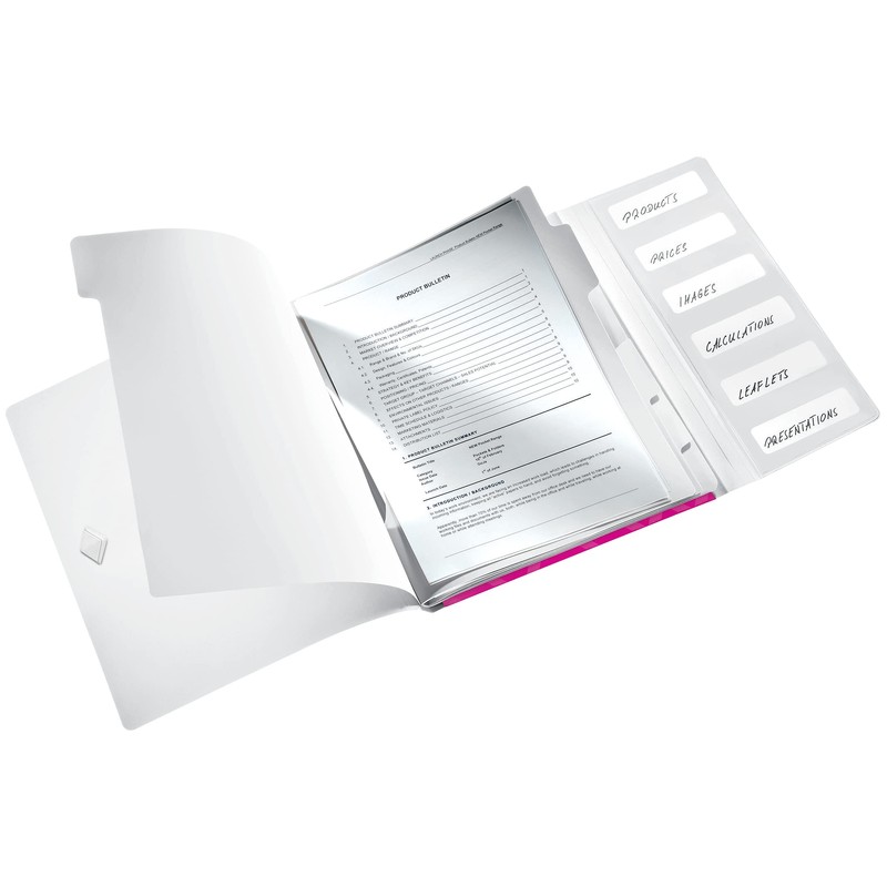 Leitz A4 Divider Book, Holds Up to 200 Sheets, Integrated