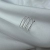 Sterling Silver Twisted Spiral Open Ring