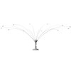 Salcod Bird Deterrent Outdoor 360° Wind-Powered Spinning Device, Stainless Steel