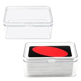 3PCS Card Case for UNO Card, Plastic Playing Card Case, Card Holder Box, Plastic Card Storage Box(NO Cards)