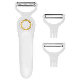 Electric Peeler, 3-in-1 Automatic Fruit Peeler, Electric Kitchen Peeler for Potatoes, Cucumbers, Carrots, Cheese