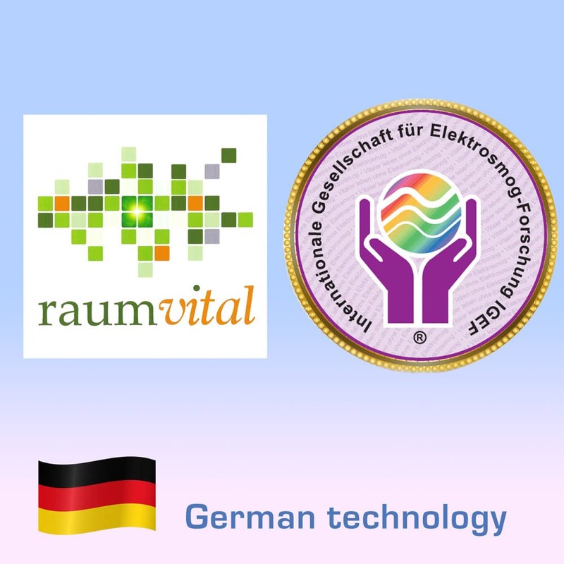 Raumvital Golden Plated Energy Disc 100 mm / 3.94 Inch