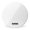 Evans MS1 White Marching Bass Drum Head, 18 Inch