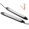 Pair of LED Daytime Running Lamp Strip Turn Signal White