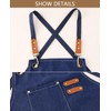Canvas Heavy Duty Work Tool Apron, Chef Cotton Aprons for