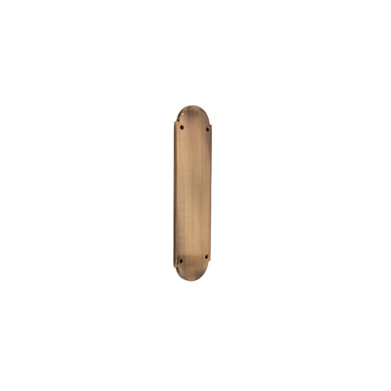 Infinity Decor Victorian Half Round Shaped Antique Brass Finger Push