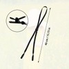 QHAJRYYC 5 Pcs Adjustable Hat Strap Clips, Hat Chin Cord,