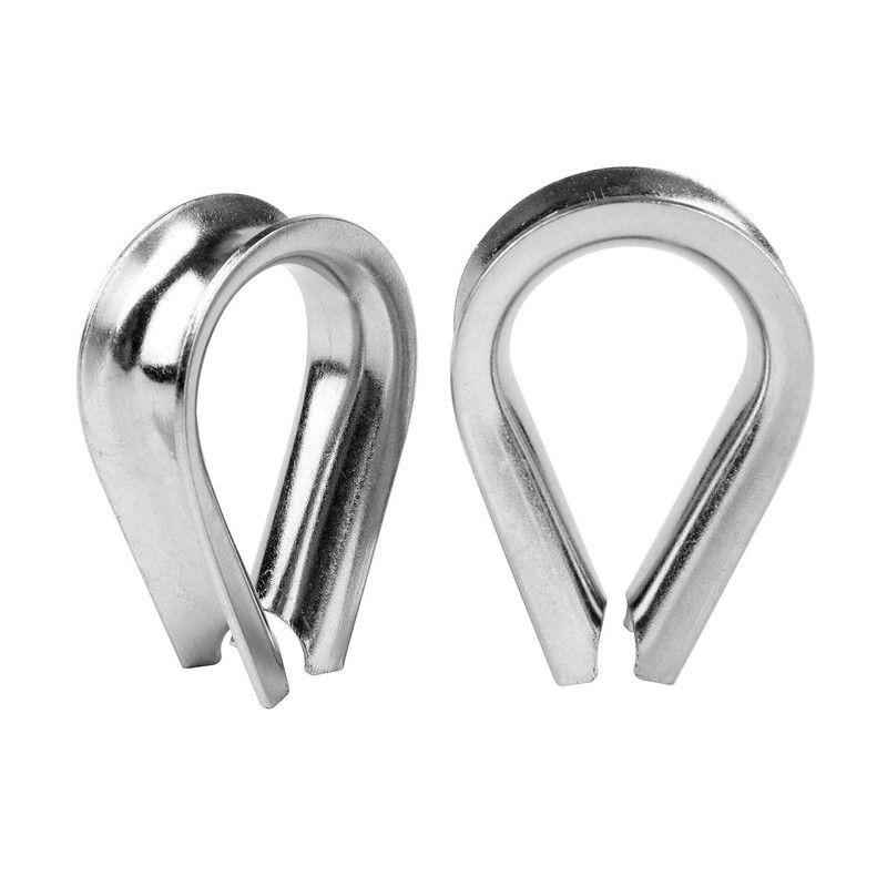 10PCS M6 Stainless Steel Thimble for 1/4 Inch Steel Wire