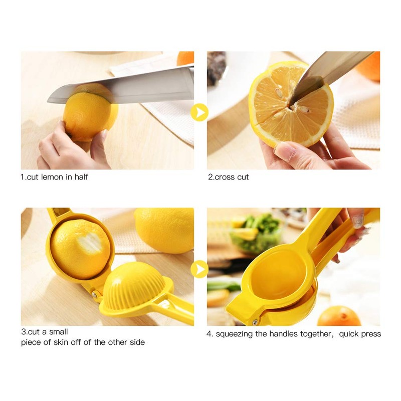 Manual Juicer Citrus Lemon Squeezer, Fruit Juicer Lime Press Metal,