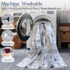 Delara Machine Washable Area Rug, Soft & Durable, Non-Slip, Stain