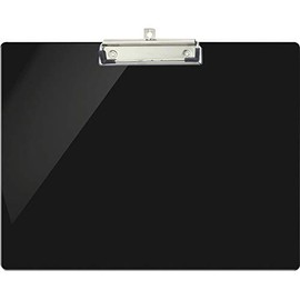 Officemate 83050 Recycled Landscape Plastic Clipboard, black                                                                                          