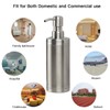 GAPPO Brushed Nickel Soap Dispenser Stainless Steel Metal Pump Hand