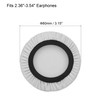 PATIKIL Grey Flexible Fabric Washable Headphone Cover Fits 60mm-90mm 1