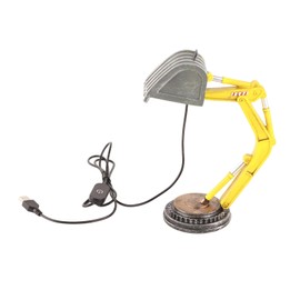 TOPINCN Industrial Design Excavator Desk Lamp, Digger LED Night Light Bedside Desk Lamp for Home Bedroom Decoration Unique Light