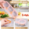 3 Pack Stainless Steel Snack Containers - Reusable 3 Compartment