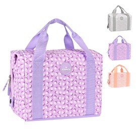 ASAMASA Lunch Bag, Reusable Lunch Box Using Premium Twill Fabric, Beautiful, Without Wrinkles, Insulated, Waterproof, Large capacity, Easy to clean, Portable, Keep Food and Drinks Fresh and Warm