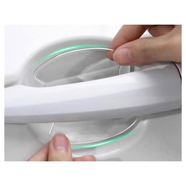 BAIYIUER 8 Pcs Clear Door Handle Protector for Civic Type R FL5 R4.9~ Door Knob Anti-Scratch