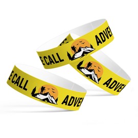 mengfanjingxiang Adventure Call: Disposable Wristbands for Adventure, Camping, Hiking, Mountaineering, Rock Climbing, Marathon, and Cycling Activities (100pcs)