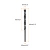 HARFINGTON 2pcs Brad Point Drill Bits 5mm(13/64") Dia Straight Steel