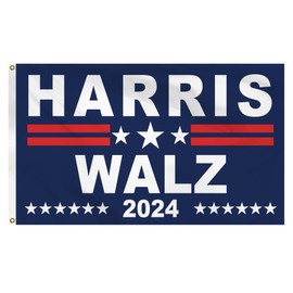 Kamala Harris Waltz 2024 Flag 3x5 Ft Kamala Harris For President Flags with Brass Grommets for Indoor Outdoor Kamala Harris for PRESIDENT Décor (Kamala Harris Waltz 2024 Flag)