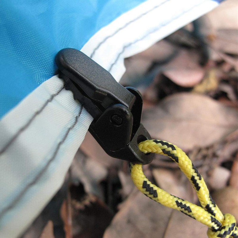 Demeras Windproof Awning Clamps Tarp Clips Snap Teeth to Shaped