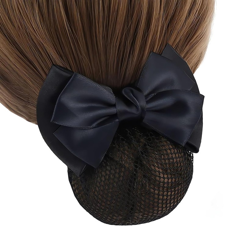 KISARG Barrette with Chignon Net, Bun Net, Women's, Hair Accessories,