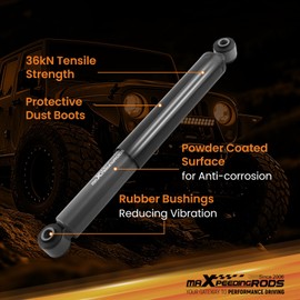 maXpeedingrods 5-7” Rear Lowering Shock for Chevy Silverado/GMC Sierra 1500 1999-2006, Nitrogen charged Drop Shocks