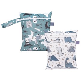 SEAUR Nappy Bag, Cloth Nappies, Wet Bag, Nursery Wet Bag, Laundry Bag, Wet Bag, Nappy Bag, Nappy Bag, Wet Bags, Changing Bag, Dinosaurs, Toiletry bag