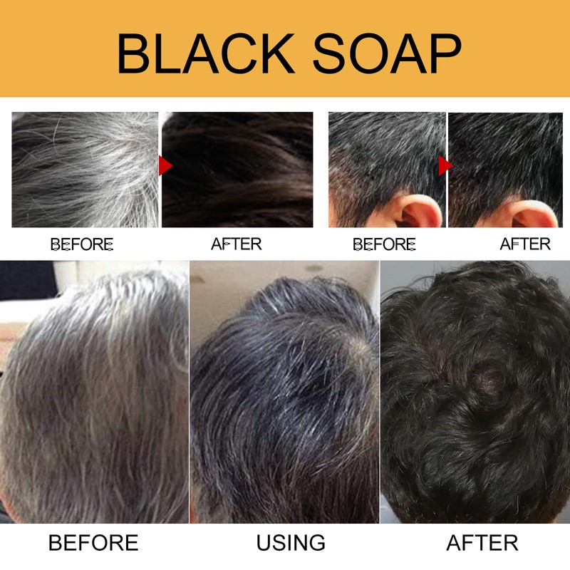 Jxectxg Jxectxg shampoo for men, Reverse Shampoo Bar Reverse,Grey Hair