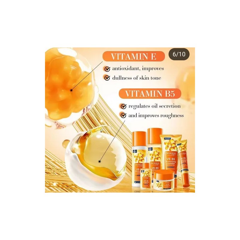 Set Bioaqua Facial Reafirmante Antiarrugas Ve+b5