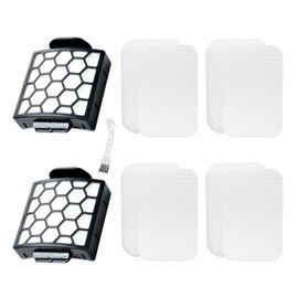 JYAILIFES ZU102 Filter Replacement for Shark ZU102 Stratos Ultralight Corded Stick Vacuum 2 Filters+4 Foam Felt Filters
