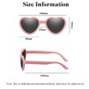 FBHLZ Baby Heart Polarized Sunglasses Toddler Flexible Bendable Sunglasses with