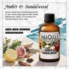 HIQILI Amber & Sandalwood Fragrance Oil for Diffuser, DIY Candle