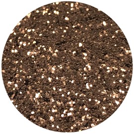 Hemway Premium Ultra Sparkle Glitter Multi Purpose Metallic Flake for Arts Crafts Nails Cosmetics Resin Festival Face Hair - Bronze Brown - Extra Chunky (1/24" 0.040" 1mm) 100g / 3.5oz