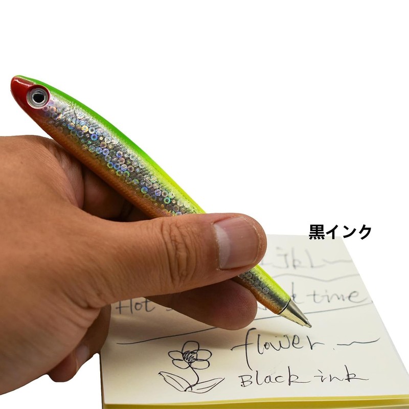Maydahui Cute Ocean Fish Oil-Based Ballpoint Pen, Set of 6,
