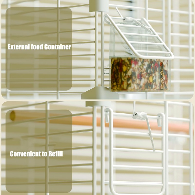 Craftsboys Basic Bird Cage, 24.8inch Parrot Cage (24.8" x 14.6"